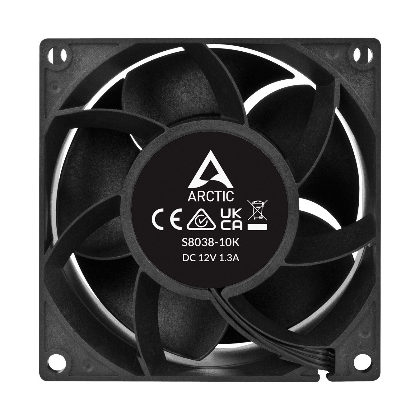 ARCTIC Fan 80x80x25mm - S8038-10K - Black — Buy in Cyprus with Fast Delivery