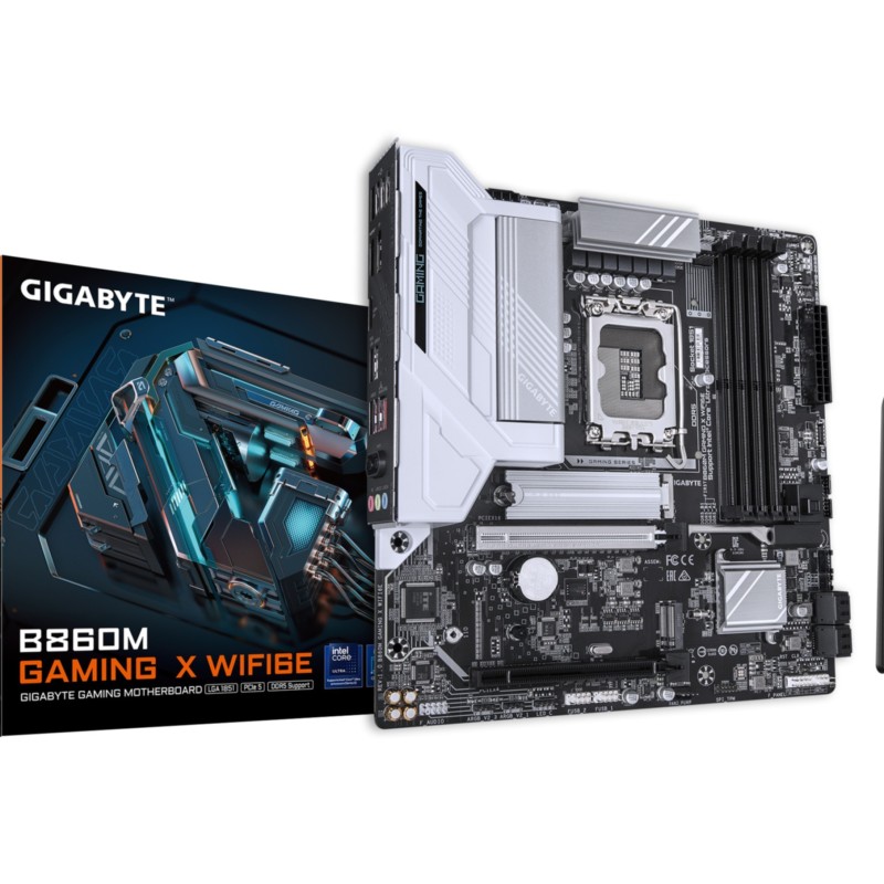 GIGABYTE B860M GAMING X WIFI6E LGA1851 DDR5 mATX MB WiFi6E USB4 PCIe5 (Boxed) — Buy in Cyprus with Fast Delivery