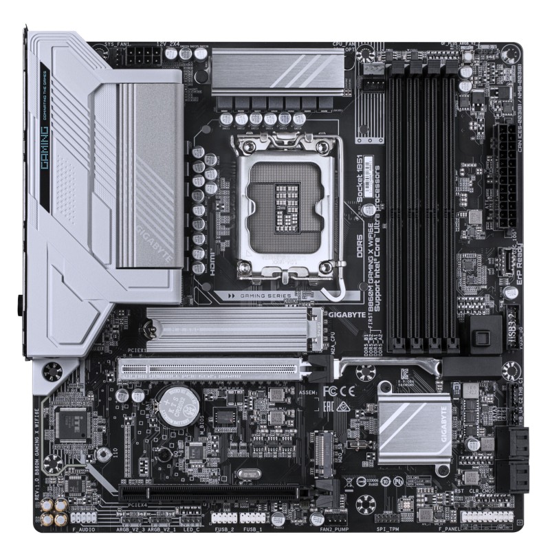 Buy GIGABYTE GA-B860M GAMING X WIFI6E - microATX B860 DDR5 Motherboard, Wi‑Fi ... in Cyprus, Nicosia, Limassol, Larnaka, Pafos