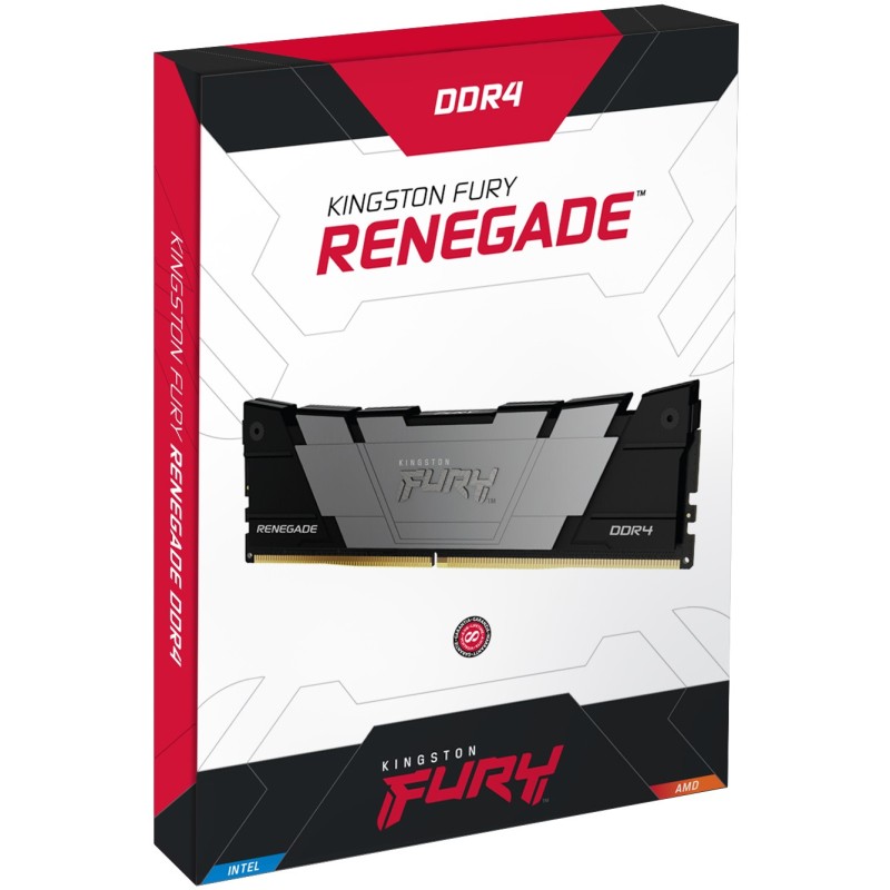 Buy KINGSTON 64GB 3600MT s DDR4 CL18 DIMM Kit of 2 FURY Renegade Black in Cyprus, Nicosia, Limassol, Larnaka, Pafos