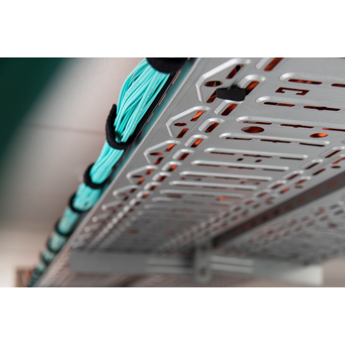 Klett Cable Management System Plizkopf 5.0m Self-Adhesive - Polyamide, Black/Red - 25 mm x 10 m - 1 pc