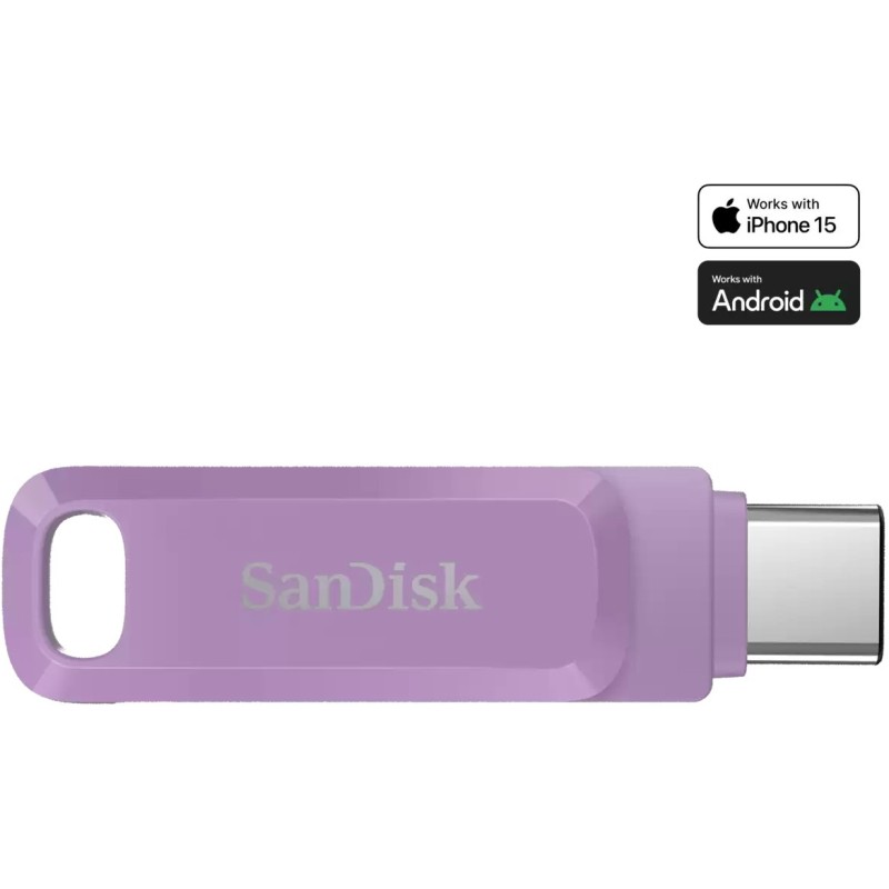 Buy SanDisk Ultra Dual Drive Go USB - Lavender, 1 TB, USB Type-C, 3.2 Gen 1 (3.1... in Cyprus, Nicosia, Limassol, Larnaka, Pafos