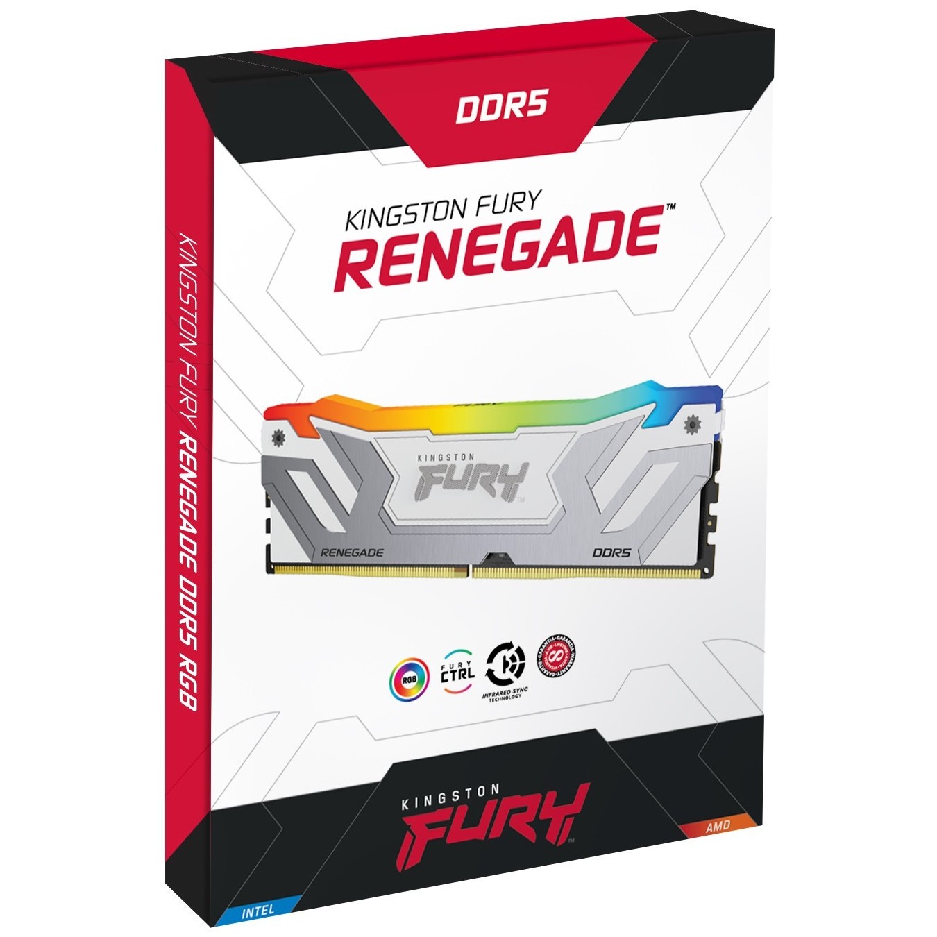 KINGSTON 48GB 8400MT s DDR5 CL40 CUDIMM Kit of 2 FURY Renegade RGB White XMP — Buy in Cyprus with Fast Delivery