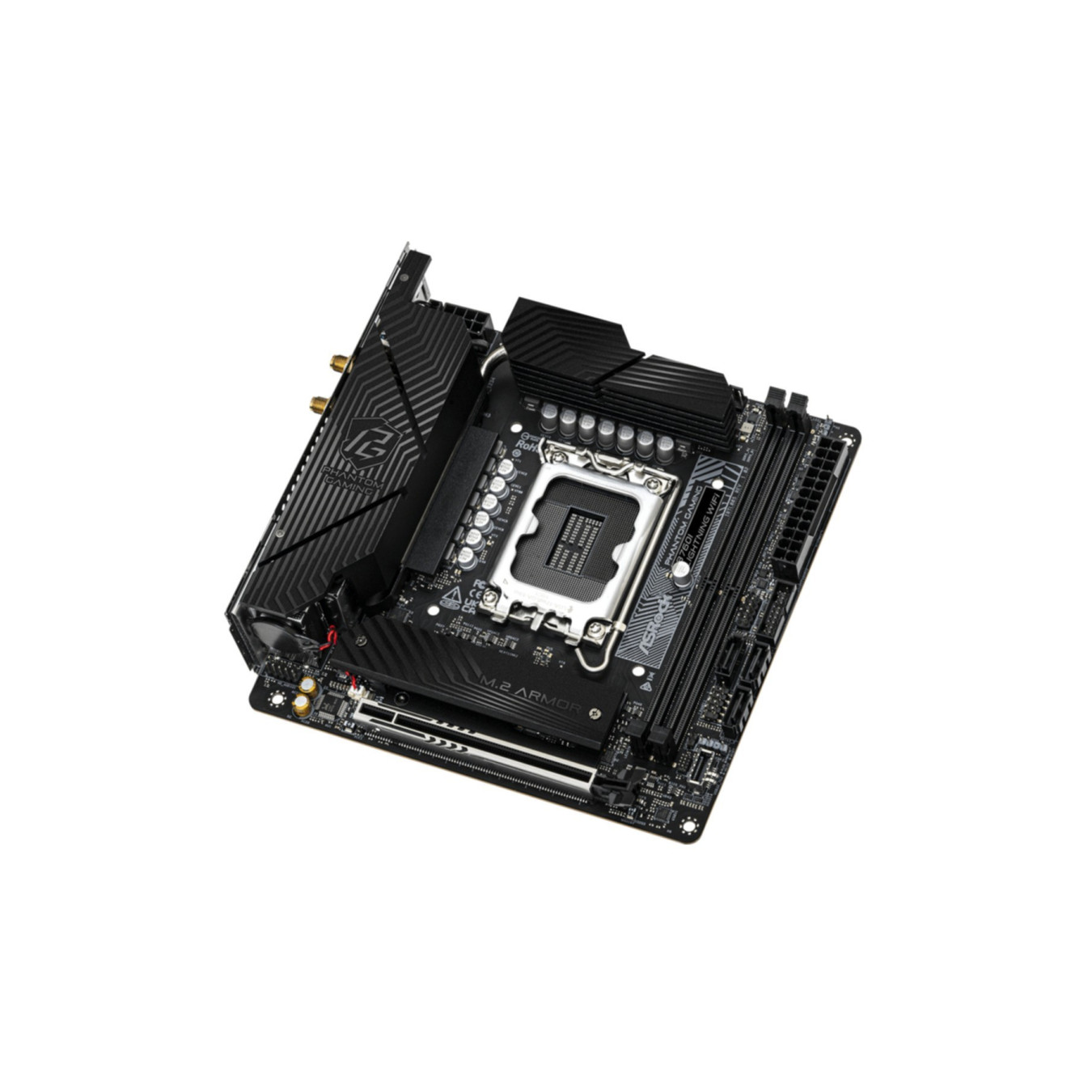 ASRock B760I Lightning WiFi - LGA1700 Mini-ITX DDR5 Motherboard - B760, 128GB Max, Wi-Fi — Buy in Cyprus with Fast Delivery
