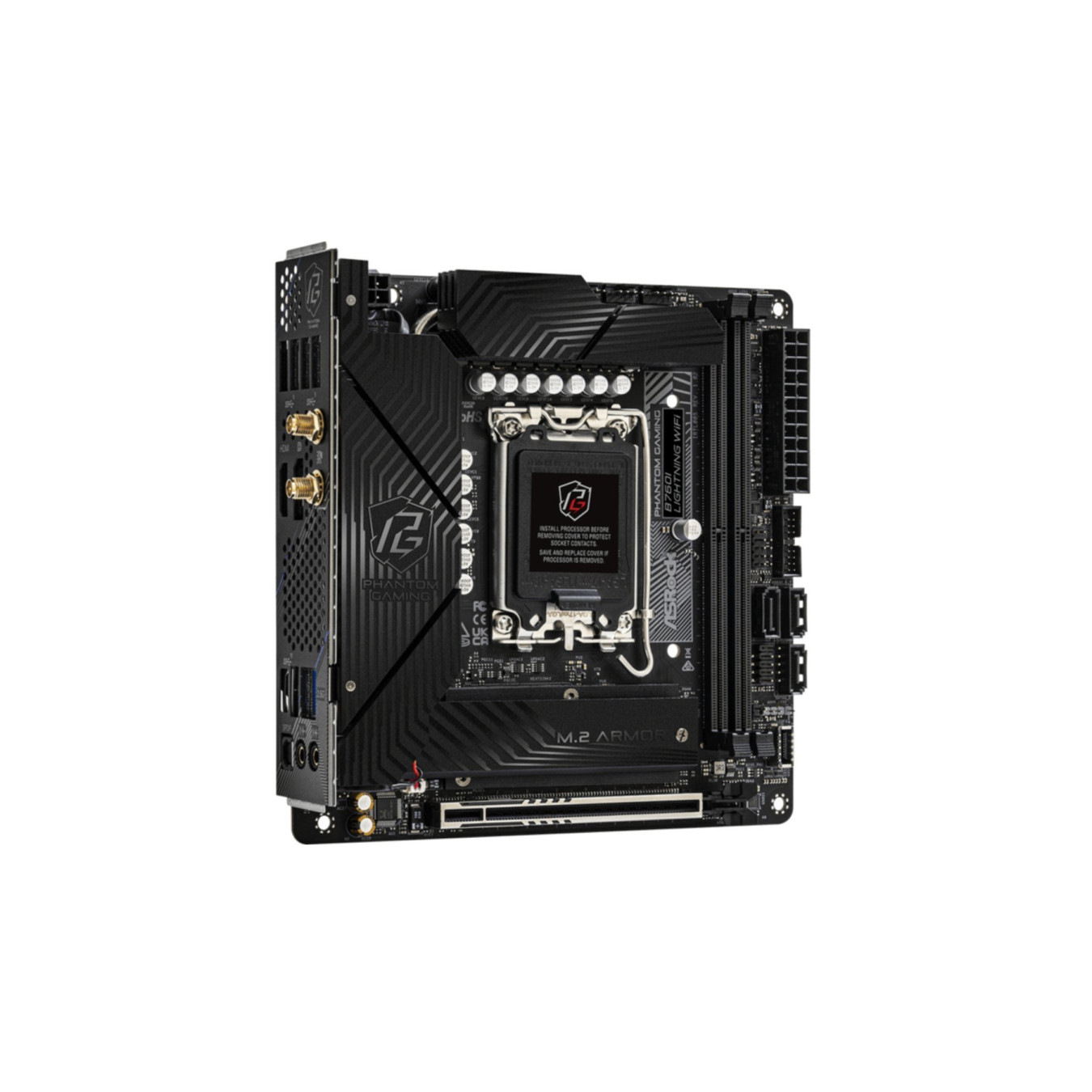 ASRock B760I Lightning WiFi - LGA1700 Mini-ITX DDR5 Motherboard - B760, 128GB Max, Wi-Fi — Buy in Cyprus with Fast Delivery