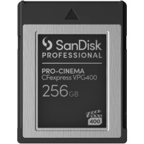 CARD SANDISK Professional PRO-CINEMA 256GB CFexpress VPG400 Type B Card upto 1700MB s Read 1400MB s Write - Black