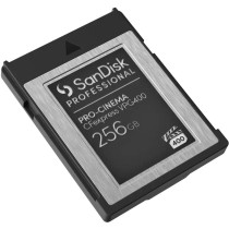 CARD SANDISK Professional PRO-CINEMA 256GB CFexpress VPG400 Type B Card upto 1700MB s Read 1400MB s Write - Black