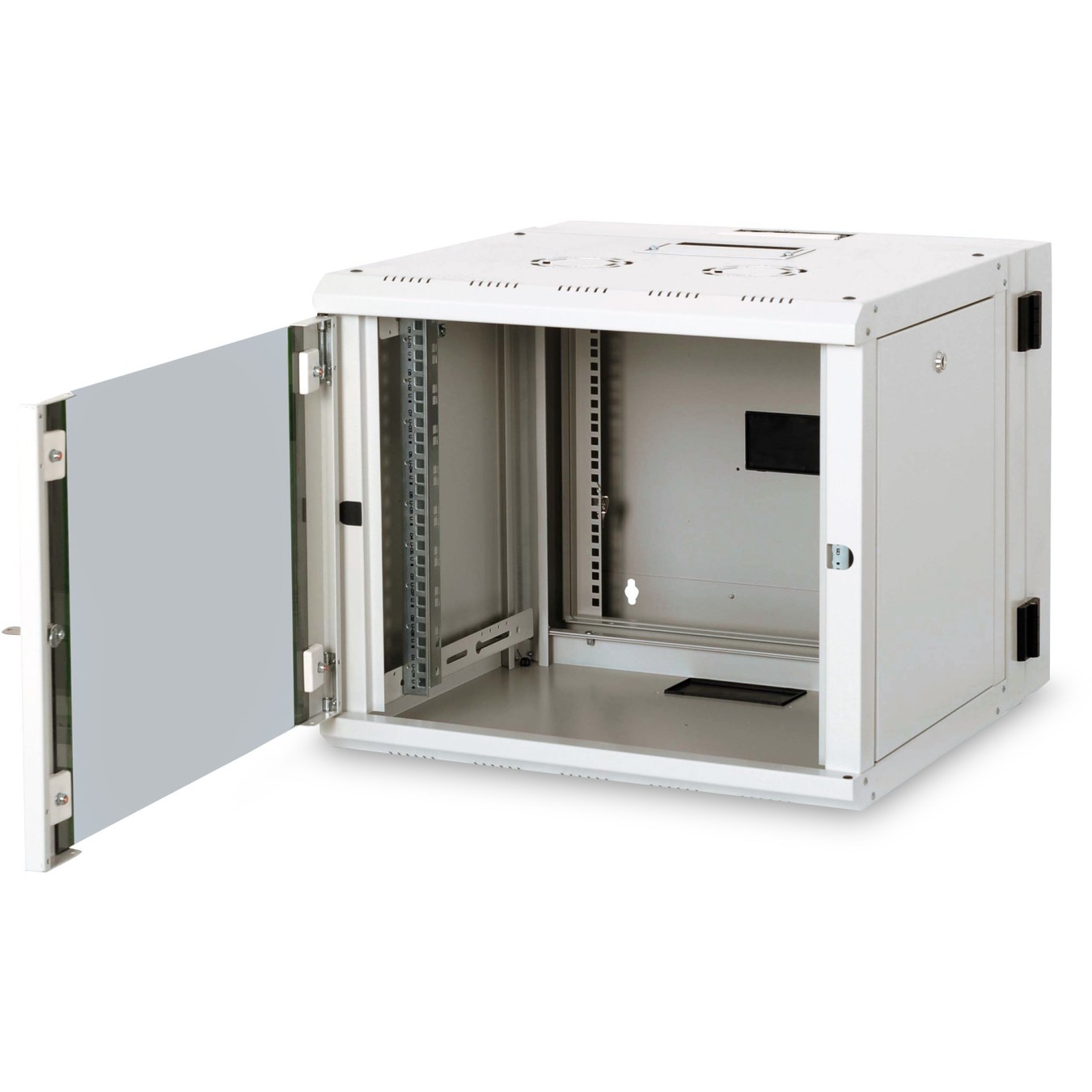 DIGITUS Wandgehäuse Unique 9HE 509x600x600mm grau SR (Speditionsversand) - 9HE, 509x600x600mm grau