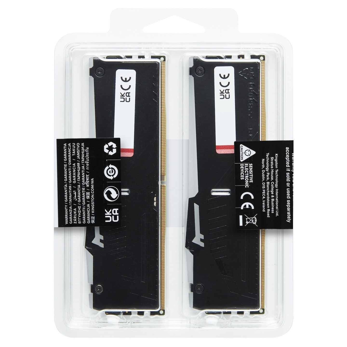 Kingston FURY Beast RGB 64GB (2x32GB) DDR5 6000MT/s CL36 288-pin DIMM - KF560C36BBEAK2-64 (Boxed)