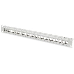 Buy DIGITUS Patchpanel 1HE 24-Port Modular Patchpanel - Grey, 1U, 24-Port, Rack ... in Cyprus, Nicosia, Limassol, Larnaka, Pafos