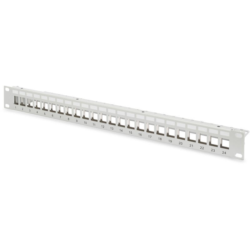 Buy DIGITUS Patchpanel 1HE 24-Port Modular Patchpanel - Grey, 1U, 24-Port, Rack ... in Cyprus, Nicosia, Limassol, Larnaka, Pafos