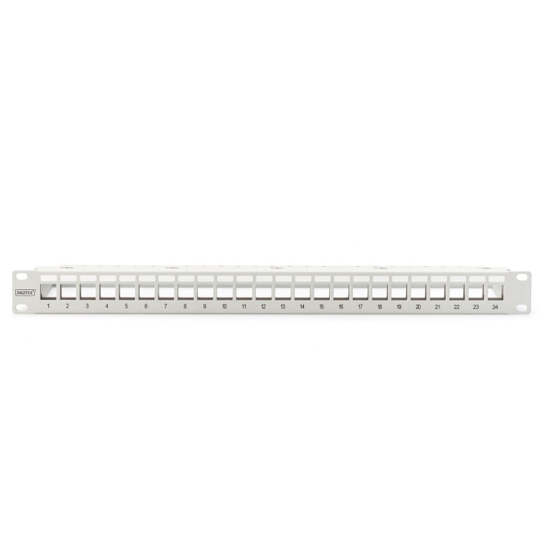 Buy DIGITUS Patchpanel 1HE 24-Port Modular Patchpanel - Grey, 1U, 24-Port, Rack ... in Cyprus, Nicosia, Limassol, Larnaka, Pafos