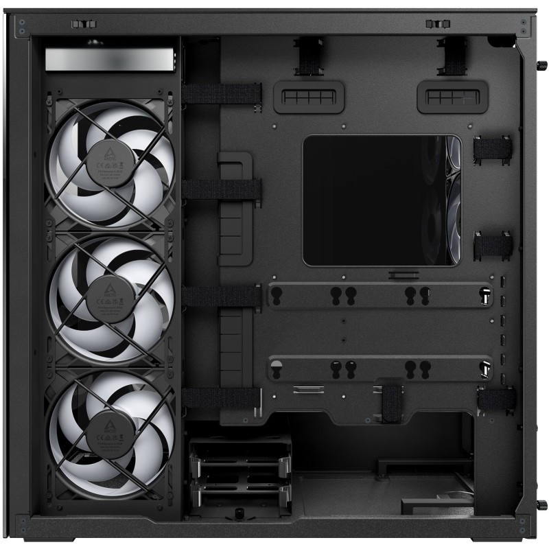 Buy Arctic Xtender black window w o GPU vertical mount - Black EATX Midi Tower in Cyprus, Nicosia, Limassol, Larnaka, Pafos