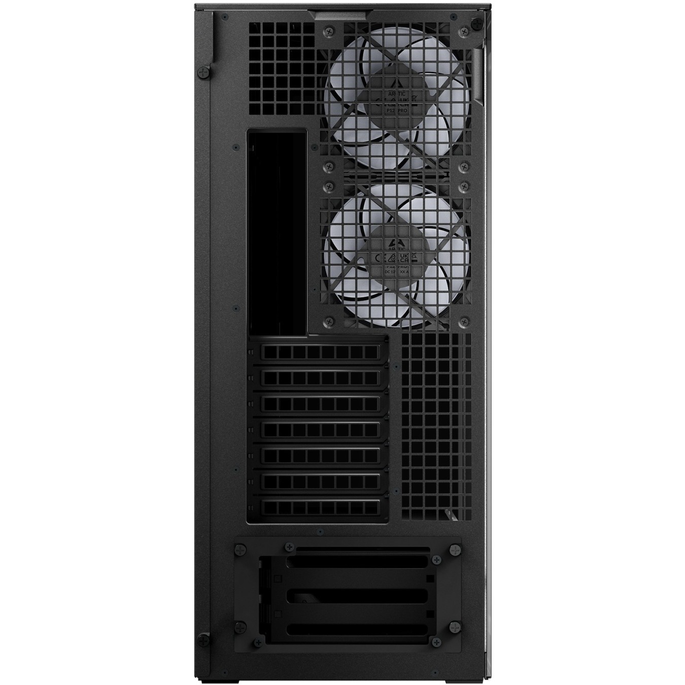 Arctic Xtender black window w o GPU vertical mount - Black EATX Midi Tower — Buy in Cyprus with Fast Delivery