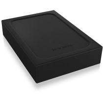 ICY BOX 2.5in SATA Enclosure to USB 3.0 Host with Write Protect - Aluminum + Silicone Protective Case