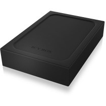 ICY BOX 2.5in SATA Enclosure to USB 3.0 Host with Write Protect - Aluminum + Silicone Protective Case