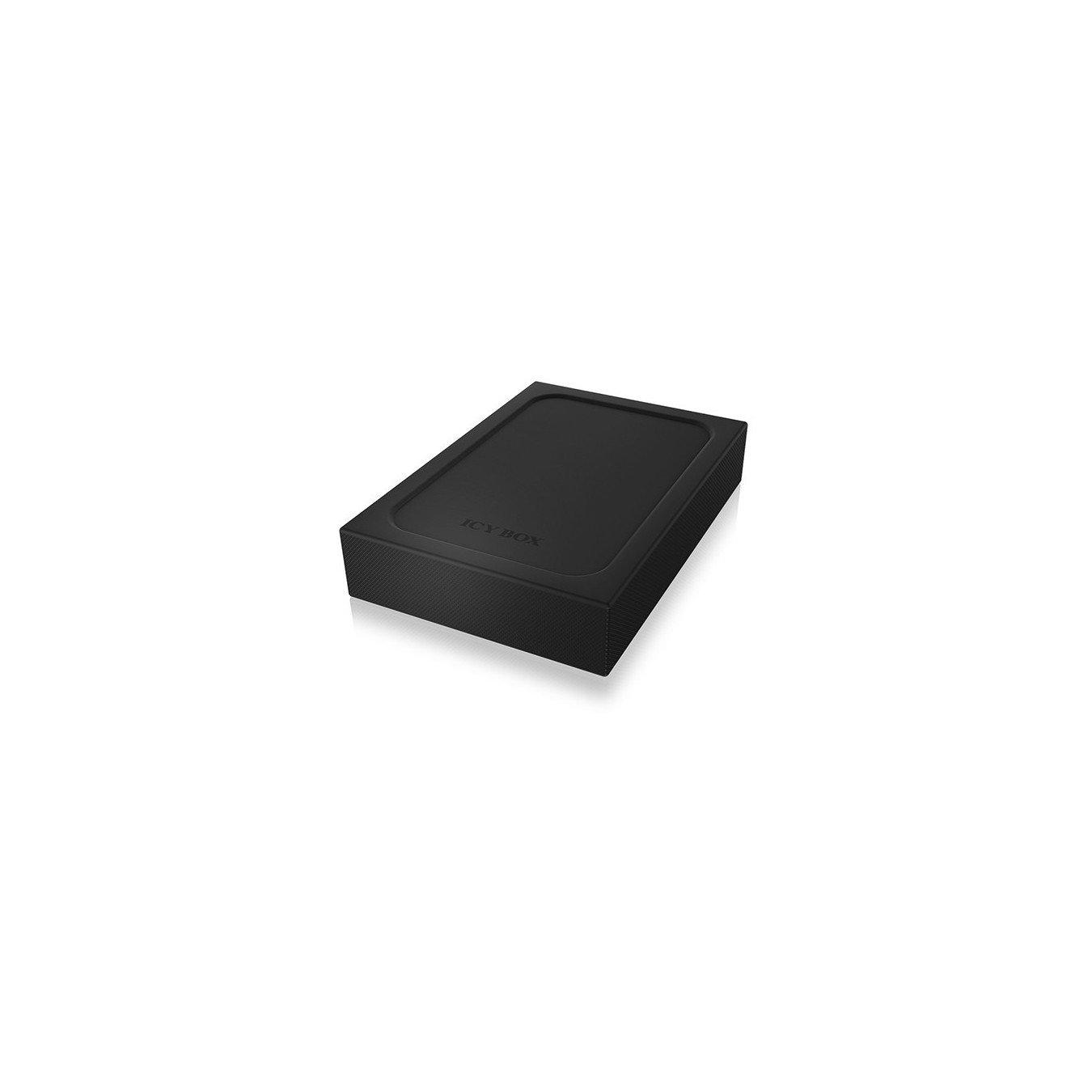 ICY BOX 2.5in SATA Enclosure to USB 3.0 Host with Write Protect - Aluminum + Silicone Protective Case