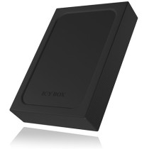ICY BOX 2.5in SATA Enclosure to USB 3.0 Host with Write Protect - Aluminum + Silicone Protective Case