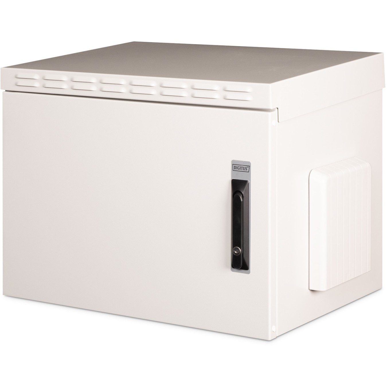Outdoor wall-mount enclosure 7HE 490x600x450mm grey IP55 — Buy in Cyprus with Fast Delivery