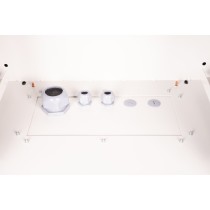 Outdoor wall-mount enclosure 7HE 490x600x450mm grey IP55 — Buy in Cyprus with Fast Delivery