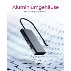 ICY BOX IB-DK4011-CPD USB-C 9-in-1 PD Docking Station - IB-DK4011-CPD - Black — Buy in Cyprus with Fast Delivery