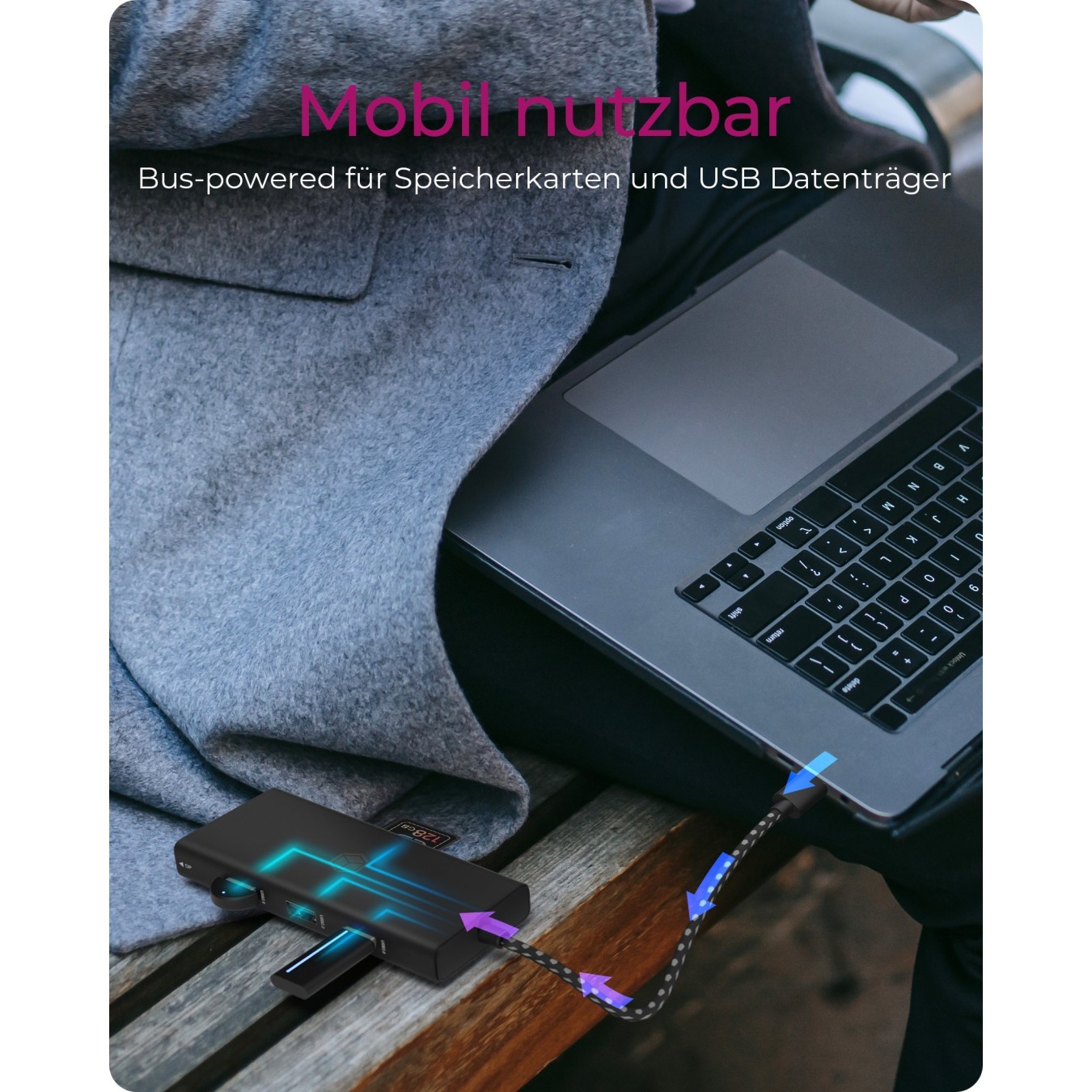 ICY BOX IB-DK4011-CPD USB-C 9-in-1 Docking Station 100W Power Delivery — Armenius Store Cyprus