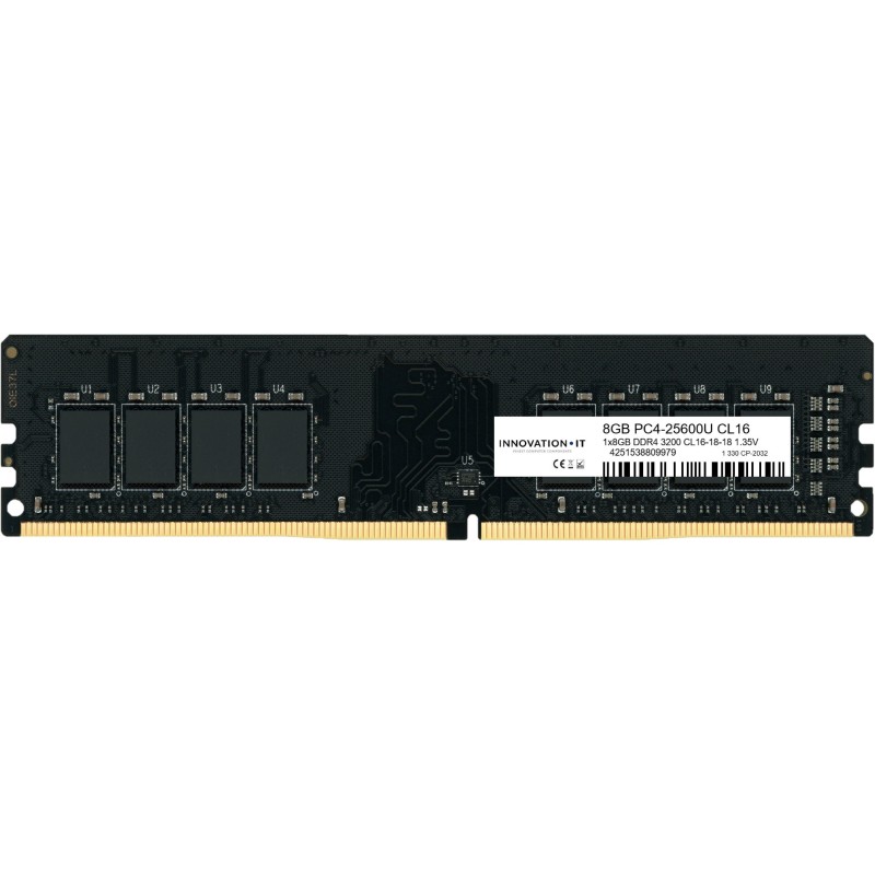 Buy 3200 8GB Innovation IT CL16-18-18 1.35V LD 8-Chip - DDR4 3200 MHz 288-pin DIMM in Cyprus, Nicosia, Limassol, Larnaka, Pafos