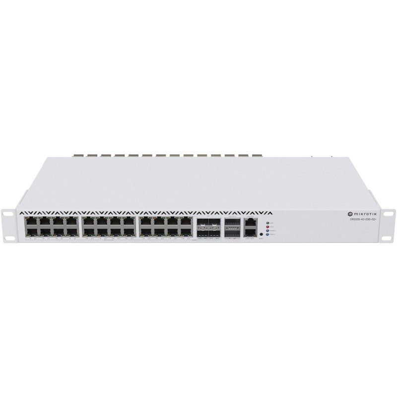 Buy MikroTik 20+6P CRS326-4C+20G+2Q+RM RM in Cyprus, Nicosia, Limassol, Larnaka, Pafos