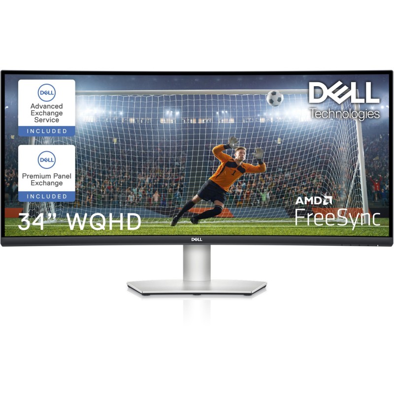 Buy 86.42cm 34' (34401440) Dell S3423DWC 21:9 WQHD VA 4ms 100Hz 2xHDMI DP USB-C ... in Cyprus, Nicosia, Limassol, Larnaka, Pafos
