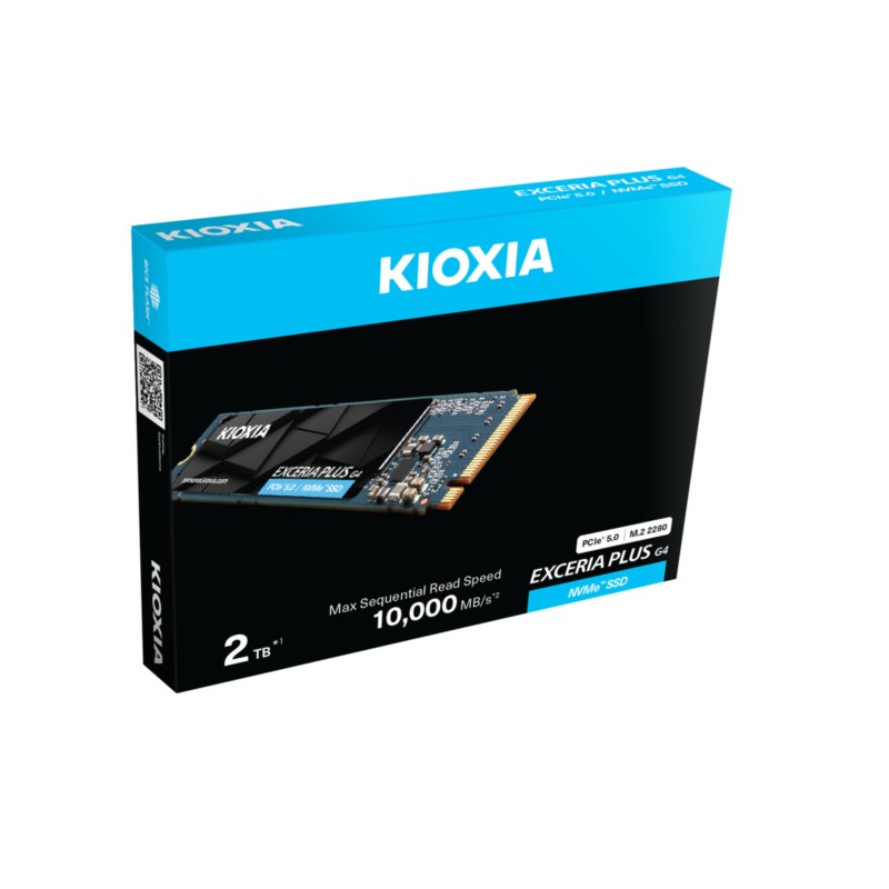 Buy KIOXIA Exceria PLUS G4 SSD - LVD10Z002TG8 - 2TB M.2 2280 PCIe Gen5 x4 NVMe, ... in Cyprus, Nicosia, Limassol, Larnaka, Pafos