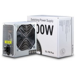 Inter-Tech SL-700 Plus 700W ATX PSU - Active PFC, Non-Modular, Silver (Boxed) — Buy in Cyprus with Fast Delivery
