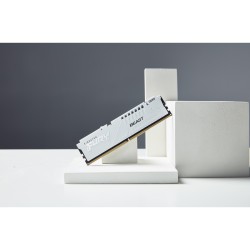 Buy Kingston 32GB 6400MT s DDR5 CL32 DIMM Kit of 2 FURY Beast White EXPO in Cyprus, Nicosia, Limassol, Larnaka, Pafos