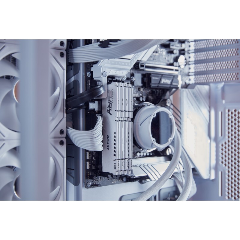 Buy Kingston 32GB 6400MT s DDR5 CL32 DIMM Kit of 2 FURY Beast White EXPO in Cyprus, Nicosia, Limassol, Larnaka, Pafos