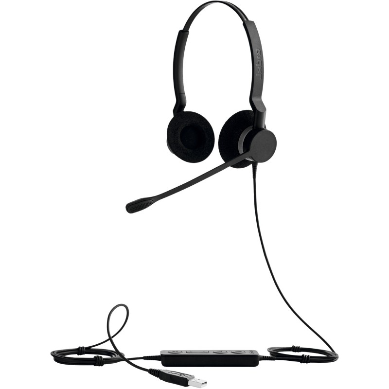 Buy Jabra BIZ 2300 USB Duo MS NC Überkopfbügelmodell - BIZ 2300 - Black in Cyprus, Nicosia, Limassol, Larnaka, Pafos
