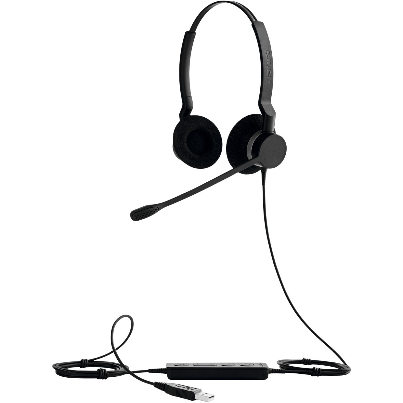Jabra BIZ 2300 USB Duo MS NC Überkopfbügelmodell - BIZ 2300 - Black — Buy in Cyprus with Fast Delivery