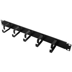 Buy LogiLink 19-inch 1U Cable Management Panel with 5 Steel Hooks - Black in Cyprus, Nicosia, Limassol, Larnaka, Pafos