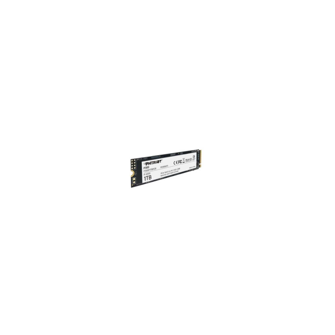 Patriot P300 1TB M.2 NVMe SSD - P300P1TBM28 - PCIe 3.0 Gen3 x4, M.2 2280, 320 TBW — Buy in Cyprus with Fast Delivery