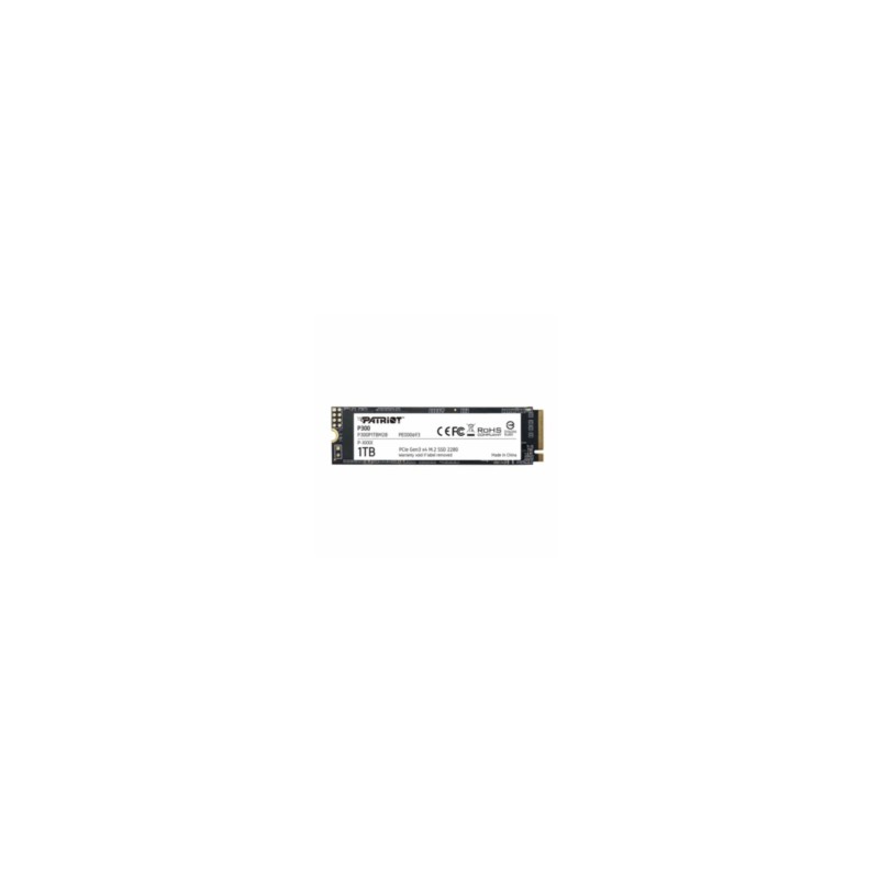 Buy Patriot P300 1TB M.2 NVMe SSD - P300P1TBM28 - PCIe 3.0 Gen3 x4, M.2 2280, 32... in Cyprus, Nicosia, Limassol, Larnaka, Pafos