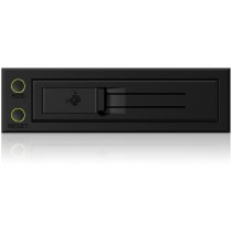 Trayless HDD enclosure for 1xSATA SAS 3.5' to 1xSATA Host – EasySwap – IB-166SSK-B – Black