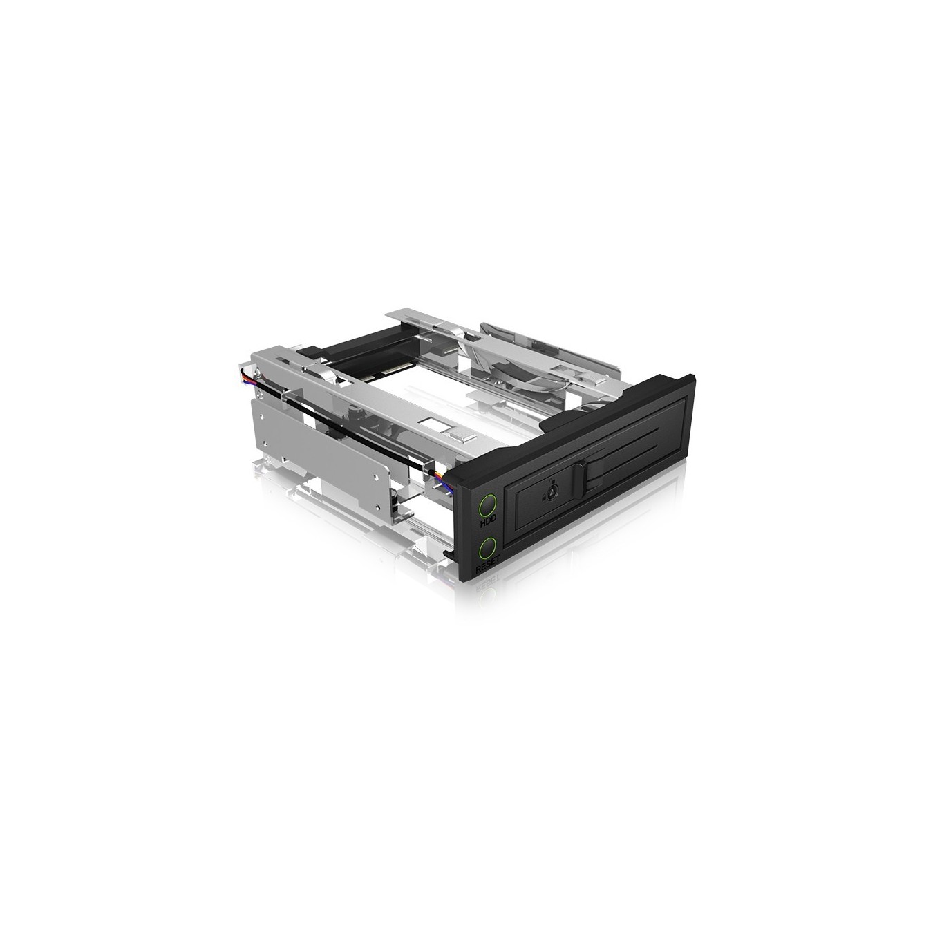 Trayless HDD enclosure for 1xSATA SAS 3.5' to 1xSATA Host – EasySwap – IB-166SSK-B – Black
