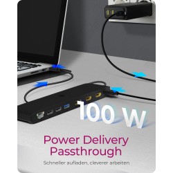 Buy ICY BOX IB-DK2116-C USB-C 11-in-1 PD DockingStation - IB-DK2116-C - Black in Cyprus, Nicosia, Limassol, Larnaka, Pafos