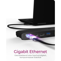 Buy ICY BOX IB-DK2116-C USB-C 11-in-1 PD DockingStation - IB-DK2116-C - Black in Cyprus, Nicosia, Limassol, Larnaka, Pafos