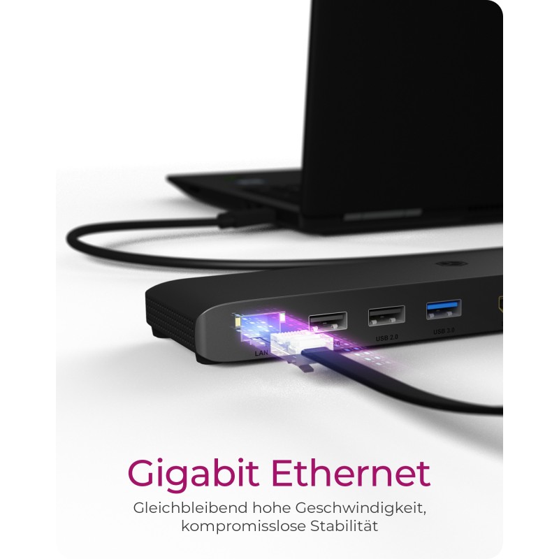 Buy ICY BOX IB-DK2116-C USB-C 11-in-1 PD DockingStation - IB-DK2116-C - Black in Cyprus, Nicosia, Limassol, Larnaka, Pafos