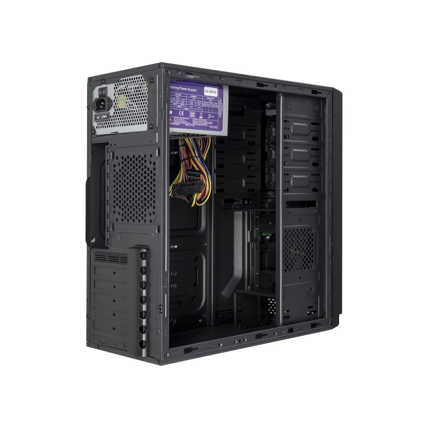 Inter-Tech IT-5916 Black Mid Tower PC Case ATX/micro ATX 500W (Boxed) — Buy in Cyprus with Fast Delivery