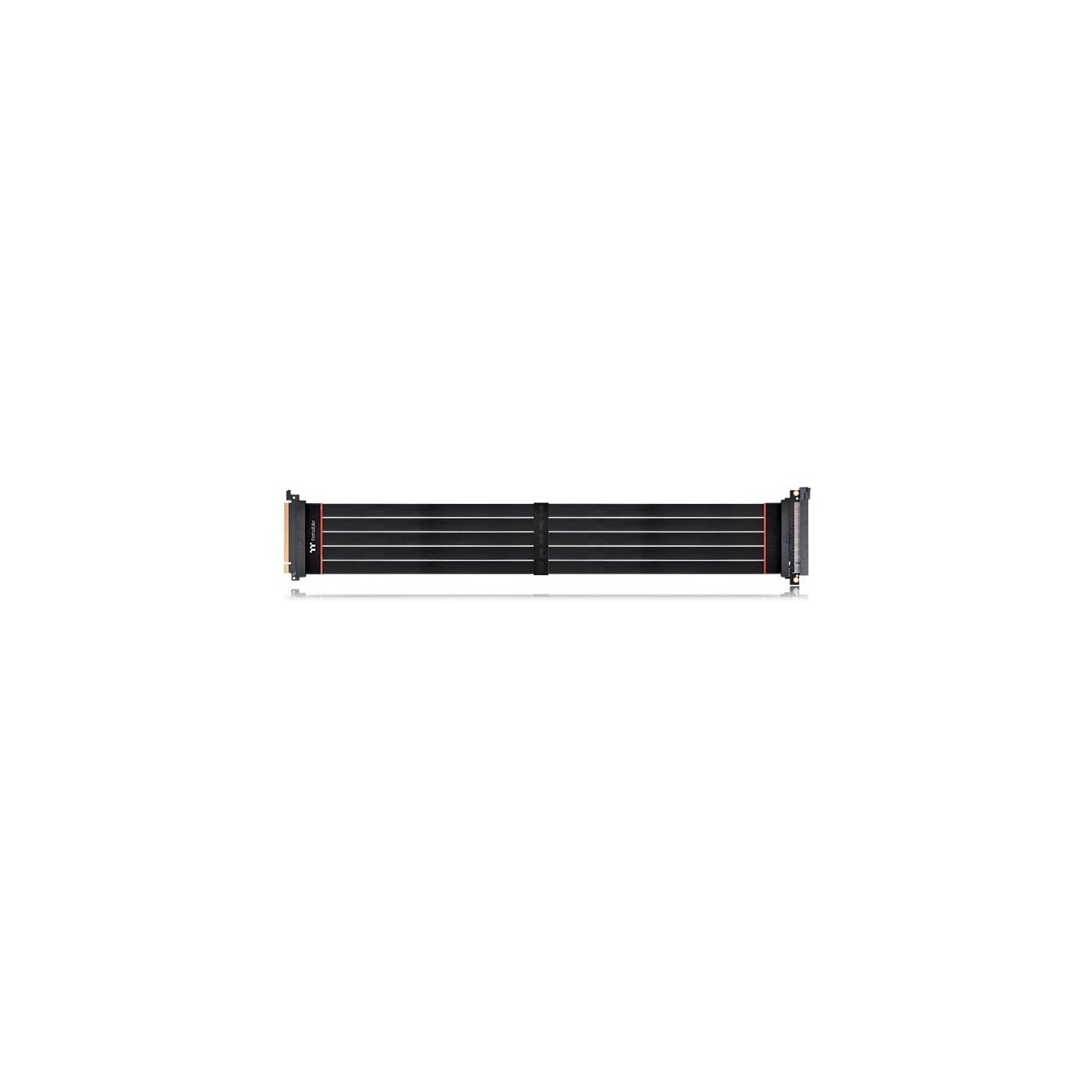 Thermaltake PCI Express Extender - Black PCIe Gen 4.0 x16 60cm, Male to Male, Straight, Copper Contacts