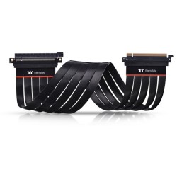 Buy Thermaltake PCI Express Extender - Black PCIe Gen 4.0 x16 60cm, Male to Male... in Cyprus, Nicosia, Limassol, Larnaka, Pafos