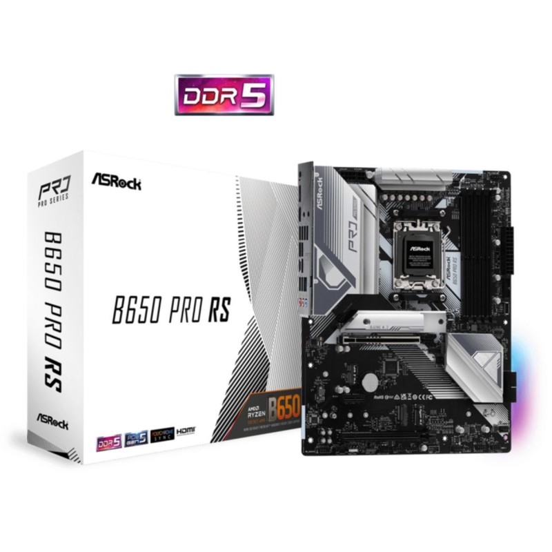 Buy ASRock B650 Pro RS - AM5 ATX Motherboard - DDR5 128GB Max, PCIe 4.0, 1x M.2,... in Cyprus, Nicosia, Limassol, Larnaka, Pafos