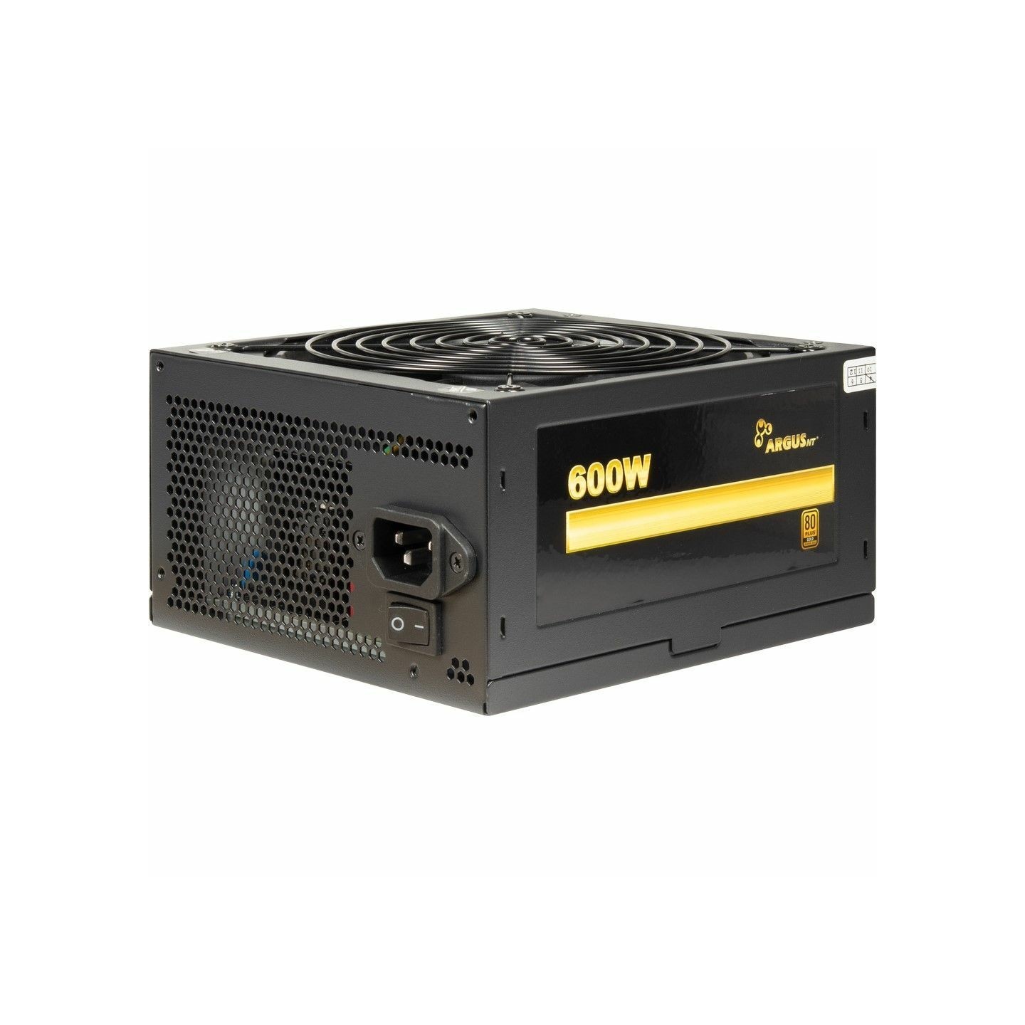 Inter-Tech Argus GPS-600 600W - 80+ Gold ATX Non-Modular PSU - GPS-600 (Boxed) — Buy in Cyprus with Fast Delivery