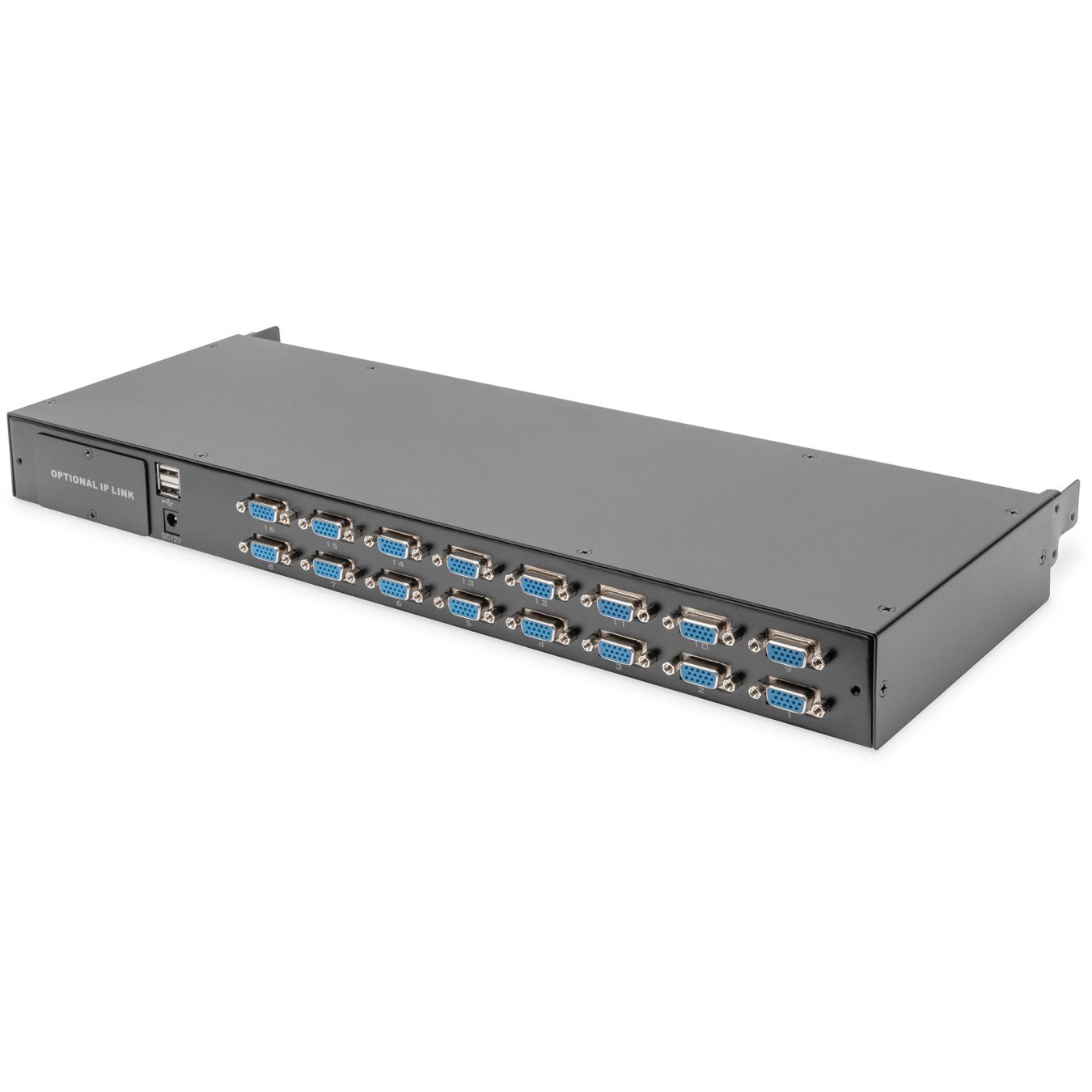KVM module 16-Port for modularized KVM console - Black - VGA, USB Type-A, 1U rack-mount — Buy in Cyprus with Fast Delivery