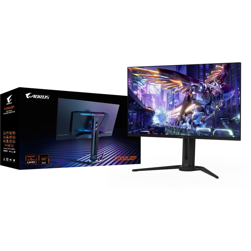 Buy 81.3cm 32' (3840x2160) Gigabyte AORUS FO32U2P 16:9 4K 0.03ms 240Hz 2xHDMI DP... in Cyprus, Nicosia, Limassol, Larnaka, Pafos
